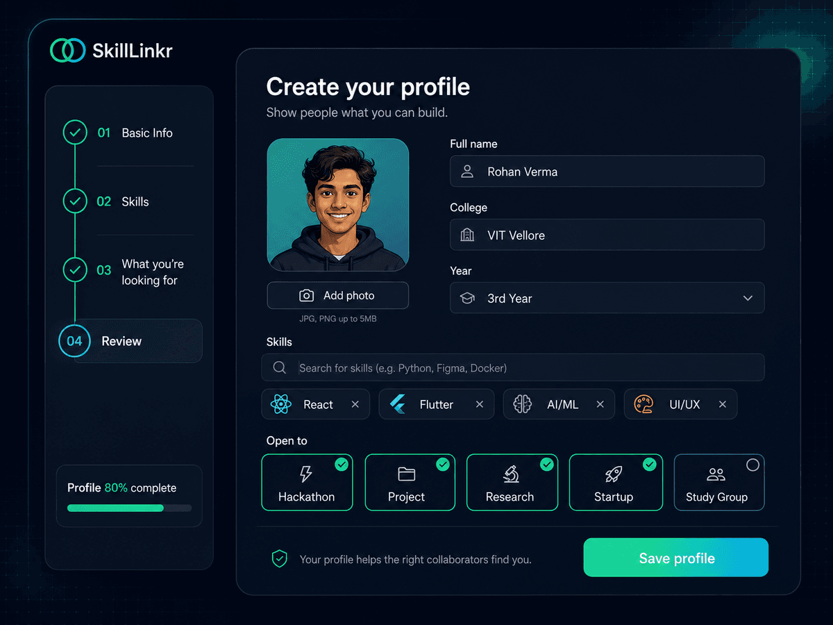 Create Your Profile