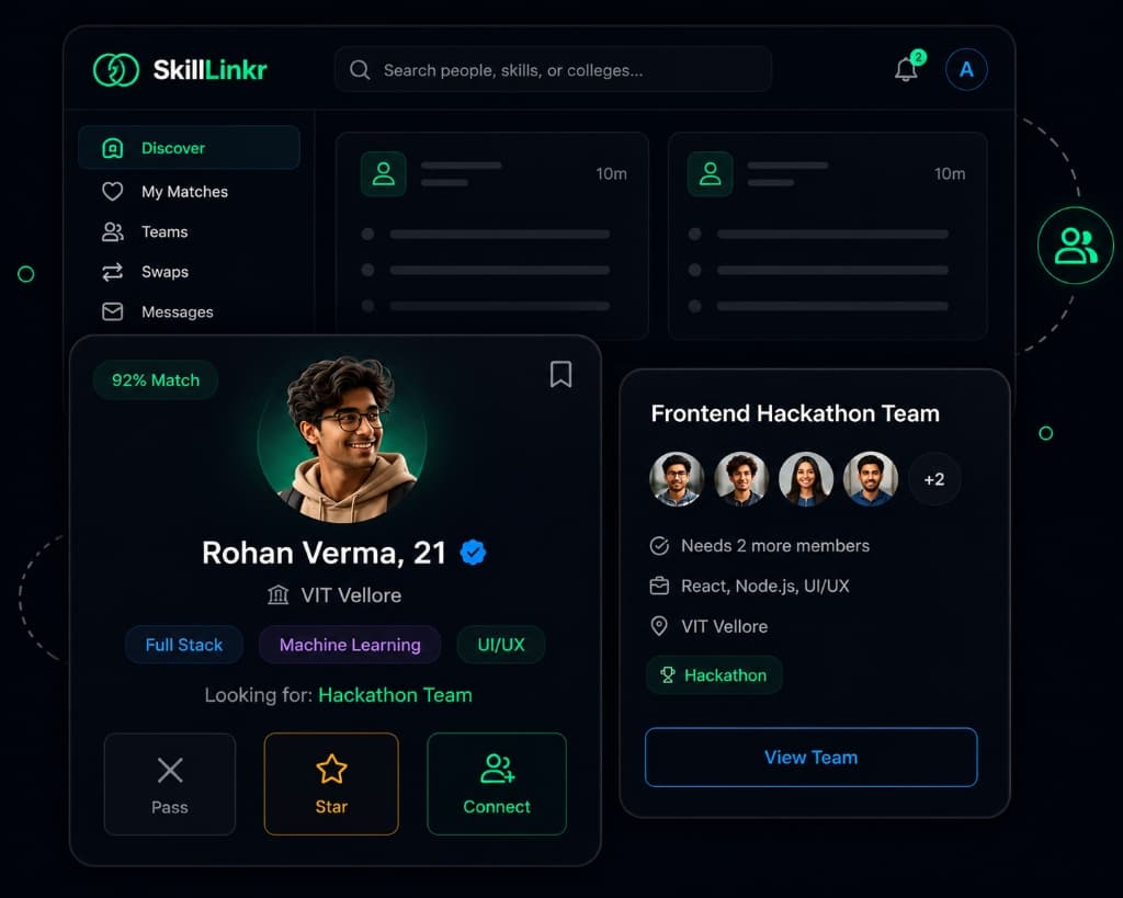 SkillLinkr Dashboard